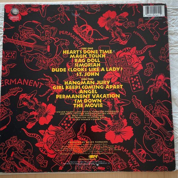 Aerosmith - Permanent Vacation - Vintage Vinyl - 1987 - Picture 2 of 4